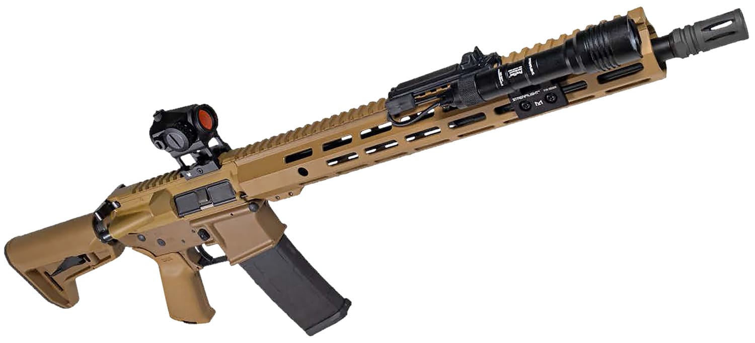 Shark Coast Tactical Sunrise AR-15 5.56 NATO Rifle Bundle 16" Flat Dark Earth