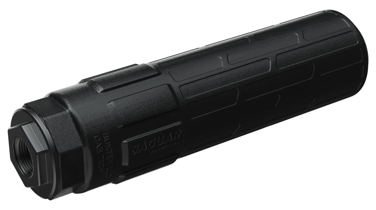 Buktek CAS762H-SB CAS762 Shorty 7.62mm Black Inconel 1 3/8"x24
