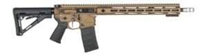 Nemo Arms BL-223W-16R Battle-Light  223 Wylde 10+1 16" Black Threaded Barrel, Burnt Bronze Aluminum Receiver w/Picatinny Rail, M-LOK Handguard, Magpul CTR Black Polymer Stock, Magpul MOE Grip, Ambidex