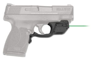 Crimson Trace Laserguard Green Laser for Smith & Wesson M&P Shield 45 ACP, Black