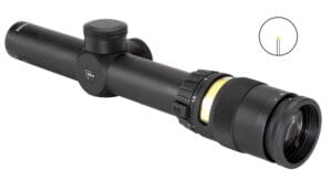 Trijicon AccuPoint 1-4x24 Amber Triangle Post 30mm