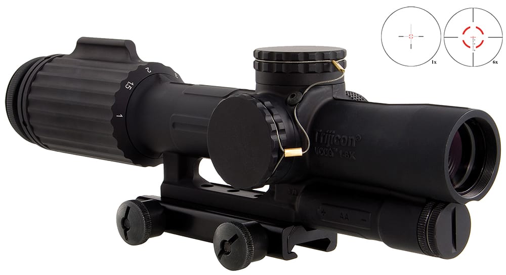 Trijicon VCOG 1-6x24 Red Segmented Circle/Crosshair .308 175gr with TA51 Mount