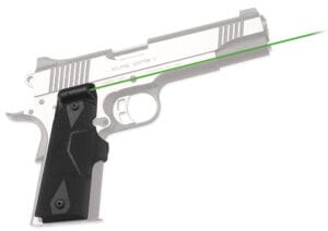 Crimson Trace Lasergrips for 1911/1911a1, Green Laser, Black