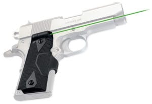 Crimson Trace Lasergrips for 1911 Compact, Green Laser, Black