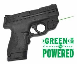 Crimson Trace Laserguard Smith & Wesson Shield Green