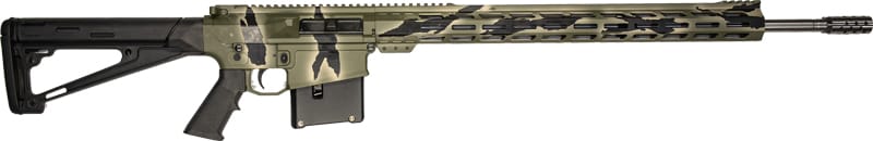 GLFA GL10 6.5 PRC 18" Pursuit Green Camo / Stainless Rifle