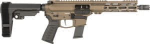 CMMG PISTOL BANSHEE MKG 45ACP - 8" EJECTOR RIP BRACE BRONZE