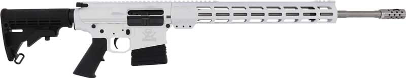 GLFA GL10 6.5 Creedmoor 20" White / Stainless Rifle