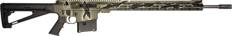 GLFA GL10 Long Action .270 Win 24" Pursuit Green Camo / Stainless Rifle