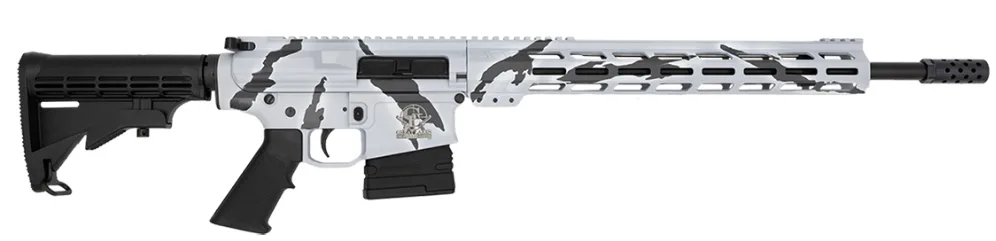 GLFA GL10 .308 Win 18" Pursuit Snow Camo Rifle