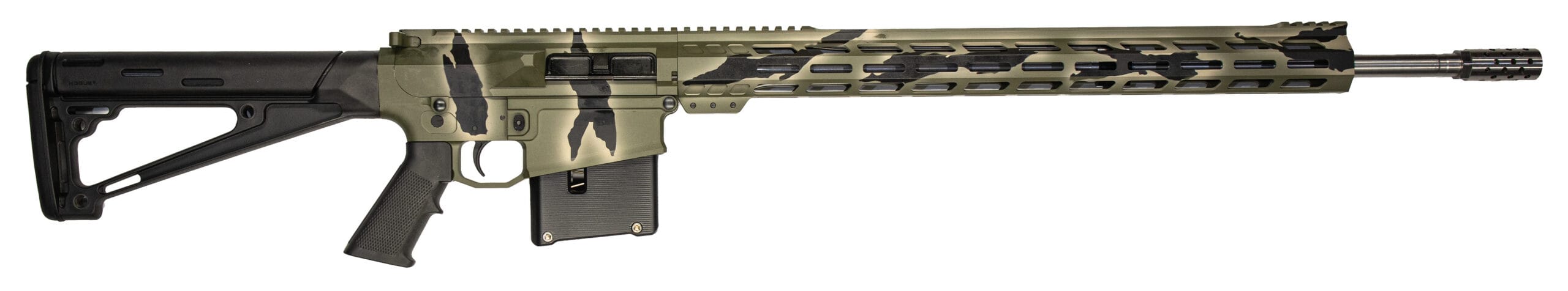GLFA GL10 Long Action 7mm PRC 24" Pursuit Green Camo / Stainless Rifle