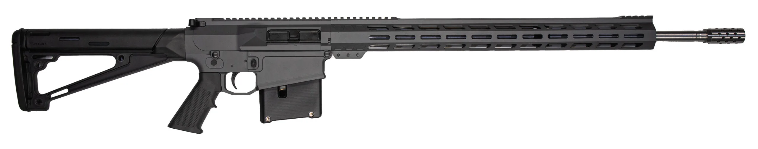 GLFA GL10 Long Action 7mm PRC 24" Sniper Gray / Stainless Rifle