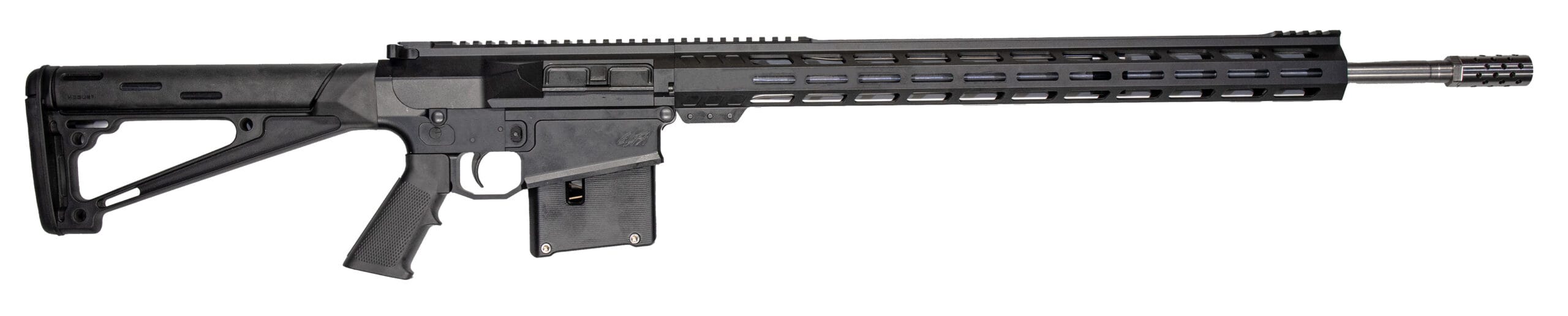GLFA GL10 Long Action 7mm Rem Mag 24" Black / Stainless Rifle