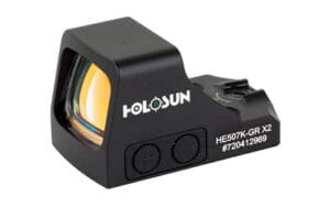 Holosun HE507K-GR X2 Open Reflex Multi-Reticle Green Dot Pistol Sight Black