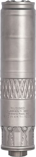 RUGGED SUPPRESSORS ALASKAN 360 - TITANIUM R.U.M BEAD BLASTED