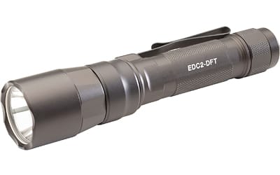 SureFire EDC2-DFT Turbo Dual Fuel Flashlight 700 Lumens Gray