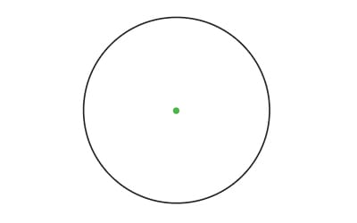 Trijicon MRO SD 1x25 Green Dot with Co-Witness Mount Black - Image 4