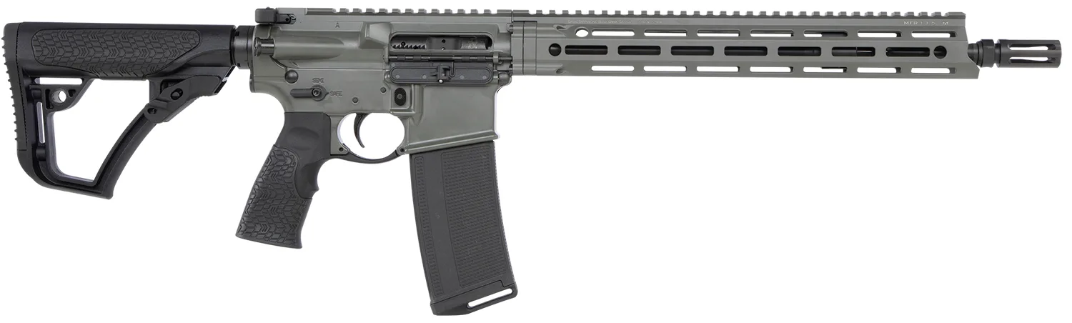 Daniel Defense 0212801219047 DDM4 V7 SLW 5.56x45mm NATO 14.50" 32+1 Deep Woods Green Cerakote 6 Position w/SoftTouch Overmolding Stock