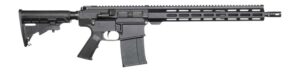 Andro Corp Industries 30816DBFORGED ACI-10 Divergent 308 Win 20+1 16" Black Nitride Threaded Barrel, Black Cerakote Aluminum Receiver w/Picatinny Rail, M-LOK Handguard, M4 Black Polymer Stock, A2 Grip