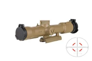 Trijicon VCOG 1-8x28 Red MRAD FDE with LaRue LT799 Mount LPVO
