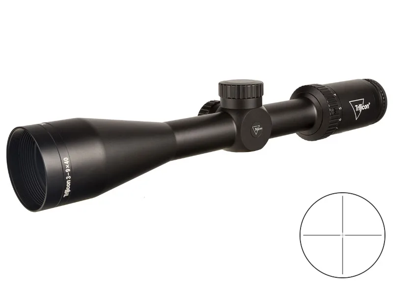 Trijicon Huron 3-9x40 1" Duplex Reticle Riflescope Black